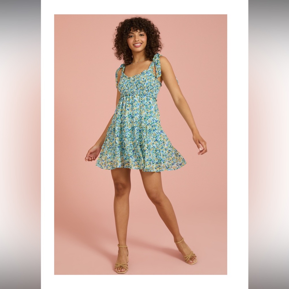 Altar'd State Brodie Tiered Mini Dress